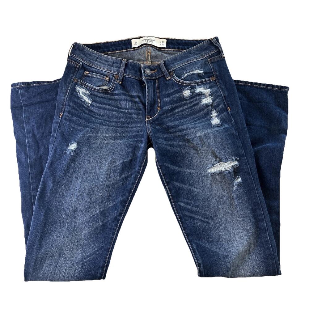 Abercrombie & Fitch Jean Women’s 4R 27 A&F Super Skinny Stretch Distressed Pants